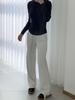 Lightweight Traceless Loose Straight High-Waisted Drawstring Casual Sports Yoga Pants - Comfortable, Elastic, Perfect for Fitness