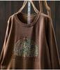 2026 Autumn Women's Pumpkin Print Knit Sweater: Age-Reducing Versatile Round Neck, Long Sleeve Top