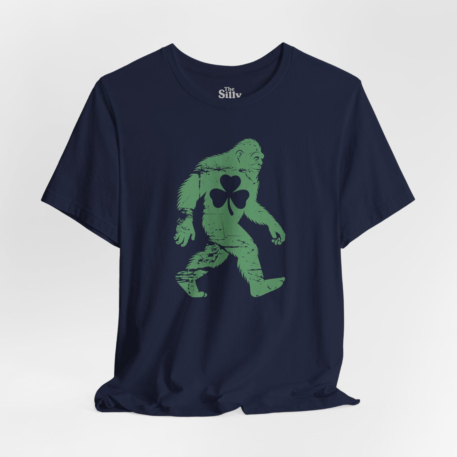 Bigfoot Shamrock St Patricks Day Shirt, Funny Irish Tee 4XL
