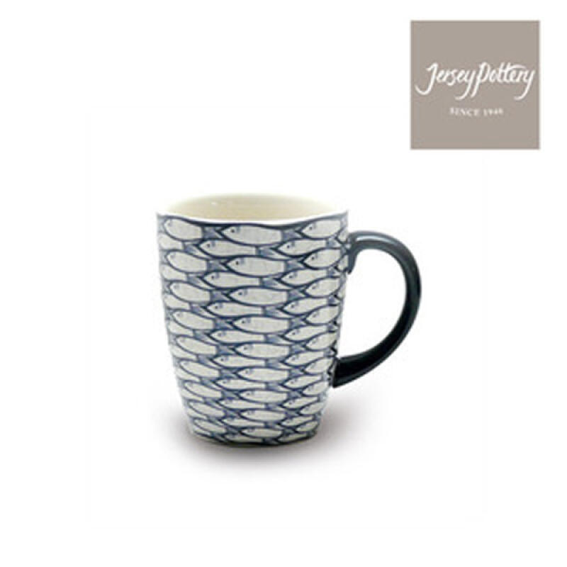 

[jerseypottery] Blue Herring Mug Cup