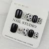 Handcrafted Short Wearable Nail Art Stickers - High-End Boutique False Nails