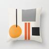 Medieval Geometric Cushion Cover Orange Pillowcase Home Sofa Chair Decor Pillowcase Car Office Decor