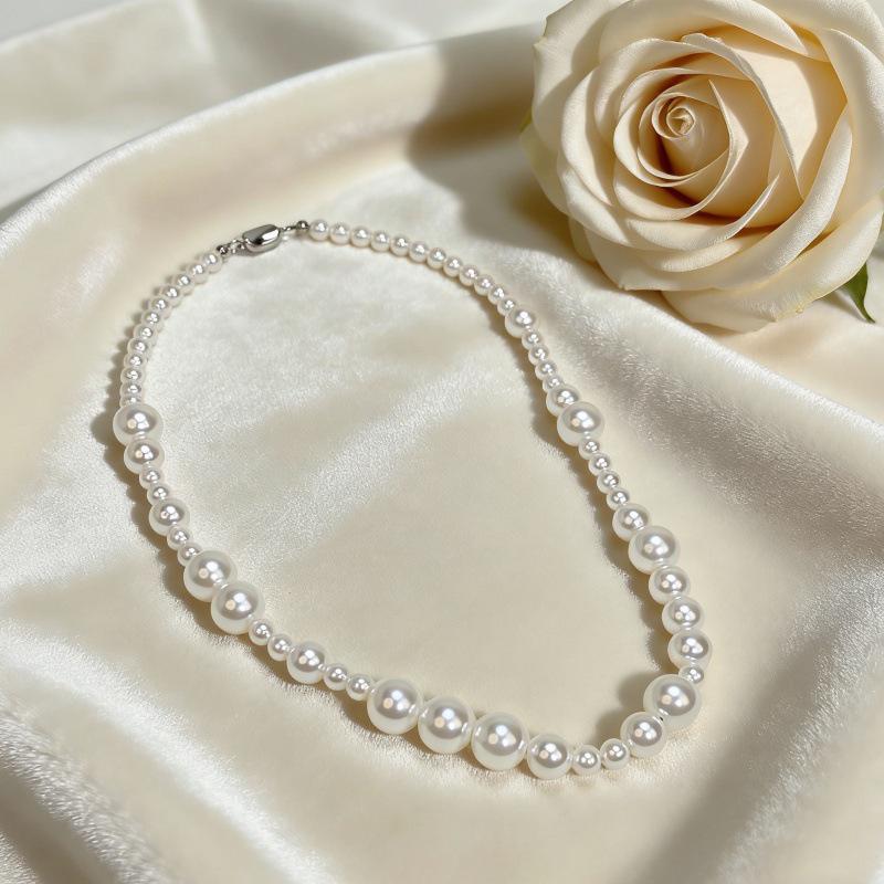 S925 Sterling Silver Bubble Pearl Clavicle Necklace - Elegant & Luxurious Fashion Statement