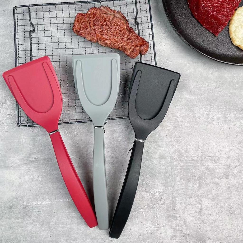 Nylon Two-in-One Anti-Scald Spatula for Pancakes, Bread, Eggs, Steak, Fish