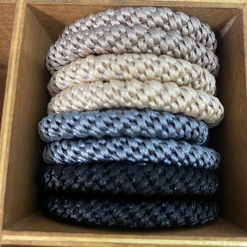 8 szt./partia damskie modne kolorowe gumki do włosów na Bransoletkę dziewczęce elastyczna gumka do włosów knekki sznurek do włosów knekki haar elastiek