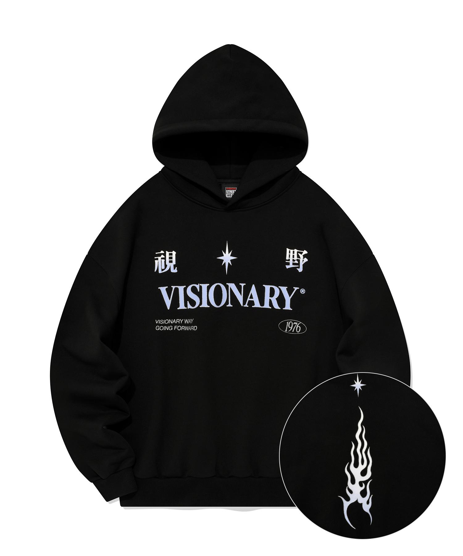 Худи Vision Streetwear Vsw Flame Team Черный M