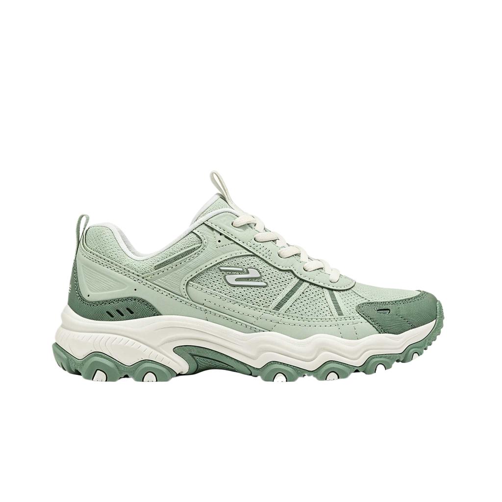 Skechers Lightweight Lace-Up Round Toe Sneakers With Flexible And Unrestricted Movement Women Sneakers Green 180378-GRN