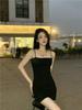 Fashionable Pure and Alluring Design Slip Dress for Women, Summer Sexy Off-shoulder Tight Slimming Versatile Pencil Skirt