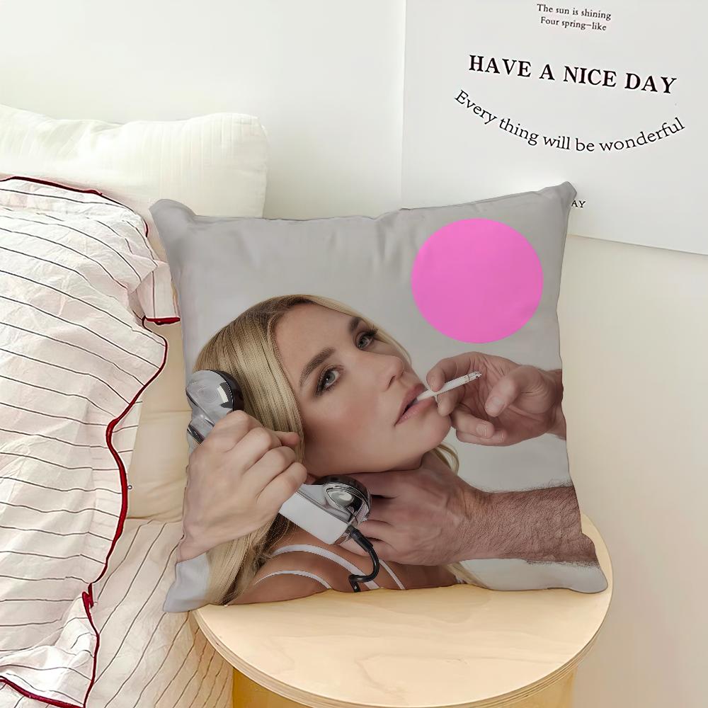 Kesha Pop Music Singer cushion cover Pillow Case Square Cushion Room Bedroom Headboard Sofa Living Backrest Nap Time