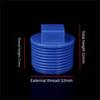 10pcs/set PVC Male Thread End Cap External Plug Tube Connector Plumbing Pipe Plug  Garden Irrigation