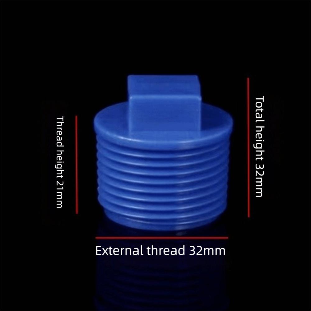 10pcs/set PVC Male Thread End Cap External Plug Tube Connector Plumbing Pipe Plug Garden Irrigation