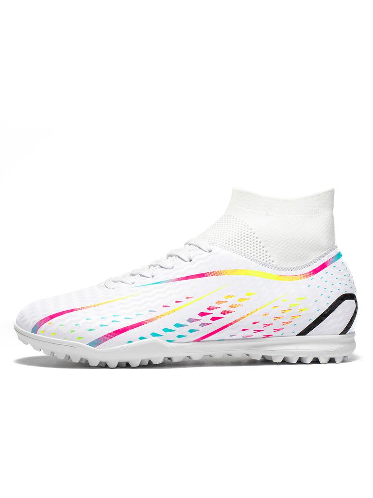 Wide Fit Comfort TF Turf Soccer Shoes Durable Synthetic Upper Anti-slip Sole Adult Casual Pitch Training Cleats