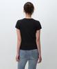 MUSINSA STANDARD WOMAN Women'S Slim Crew Neck Bra T-Shirt [Black]