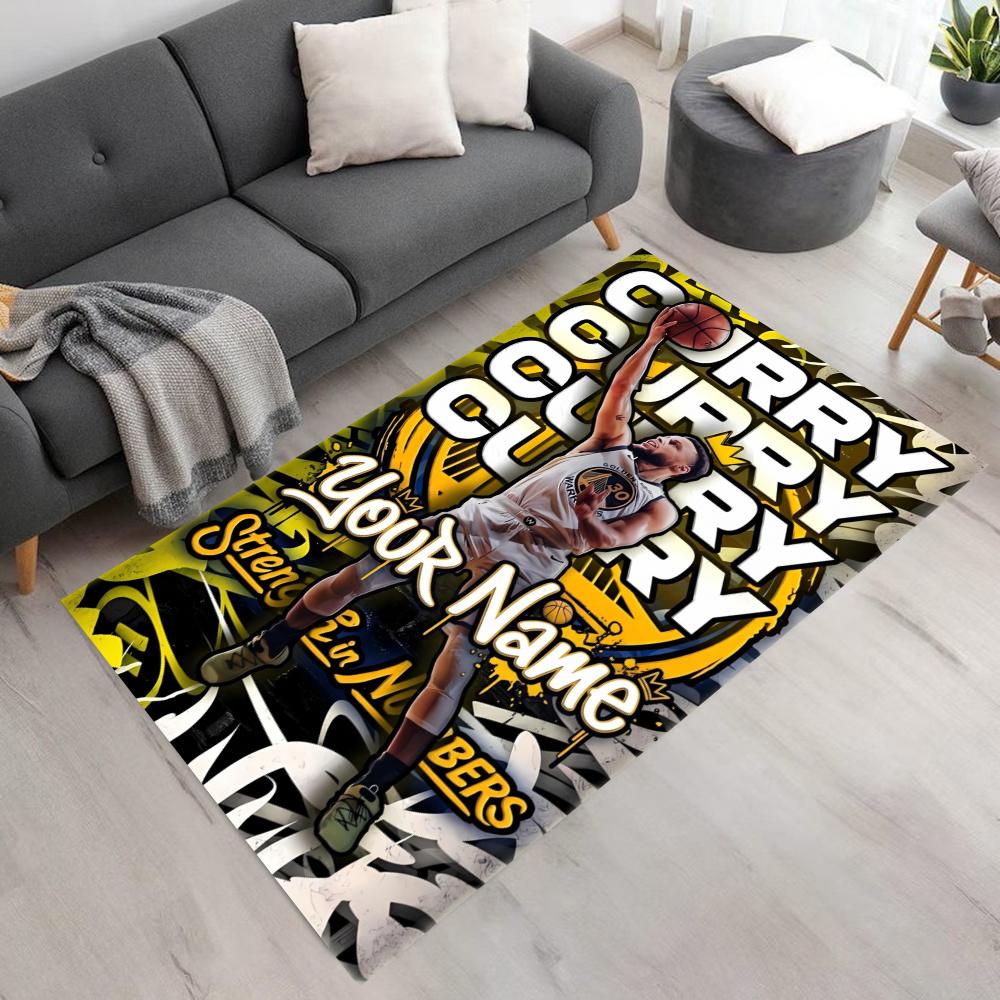 Golden State Curry Game Day Area Rug Design For Foyer Dining Room Decorate Room Bedrooms Antislip Rug Anime Office Decor
