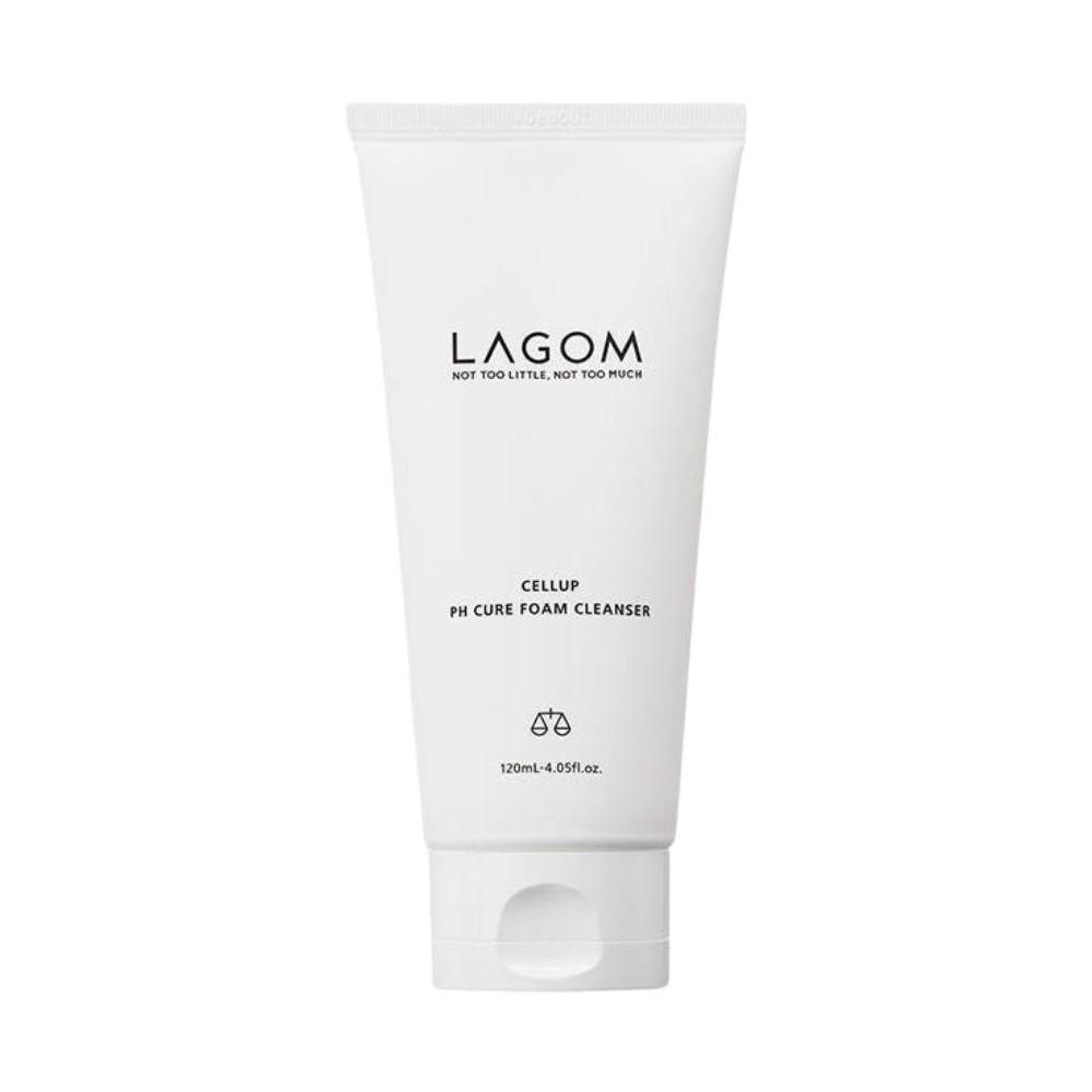 LAGOM Cellup pH Cure Foam Cleanser 120ml Calming Balancing Daily Facial Wash