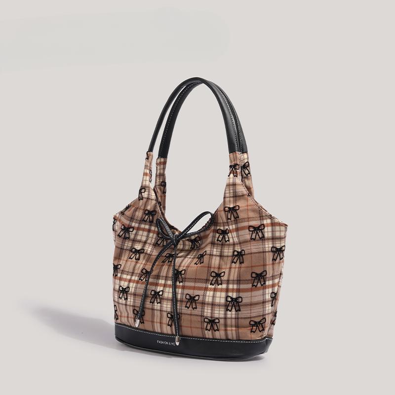 Autumn/Winter Bow Bag Women's Fashion Pointe Commuter Shoulder Bag Tote Bag