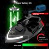 Fishing Bait Boat, Led Power Display and Searchlight, Battery Capacity 12000mah, 40 GPS Set Points, 3-hour Cruise, Automatic Return