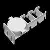 Racket Storage Rack Non Perforated Door Rear Rack Home Storage Hanging Shelf No Hole Hanging Shelf