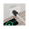 Cargador aisens gan 65w 2xusb-c pd3.0 qc4.0 negro