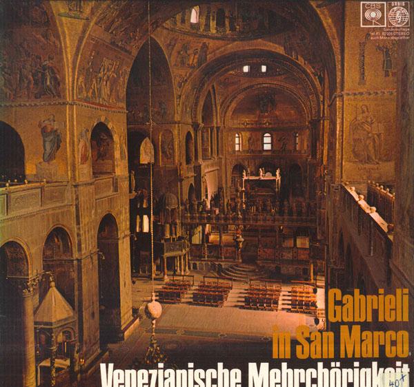 

LP Record POWER BIGGS VITTORIO NEGRI EDWARD Gabrieli In San Marco Venezianische 92205 CBS 1967 Germany Classical Used