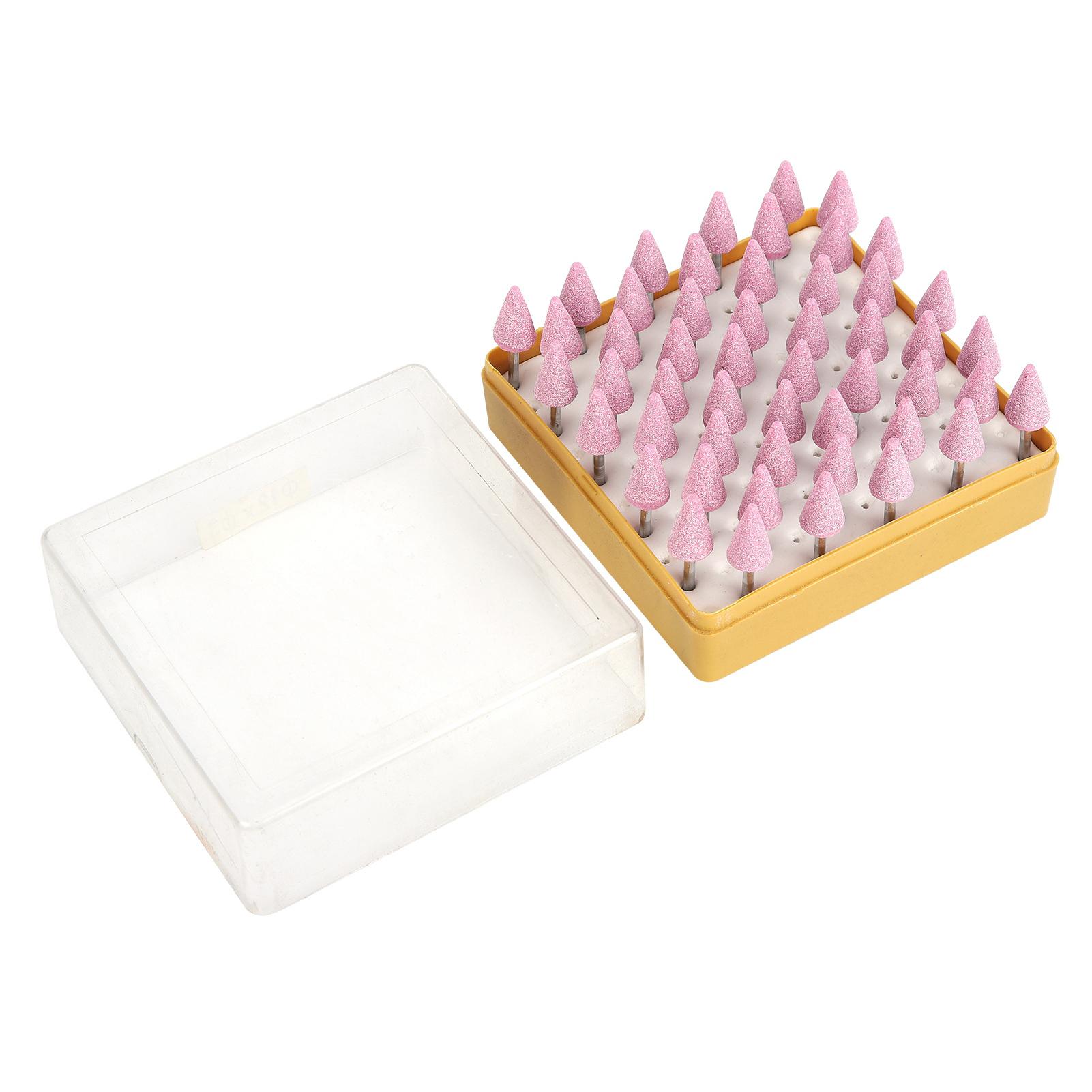 

50 шт. шлифовальных бит, керамический треугольный конус, шлифовальный круг из оксида алюминия, вращающаяся шлифовальная головка