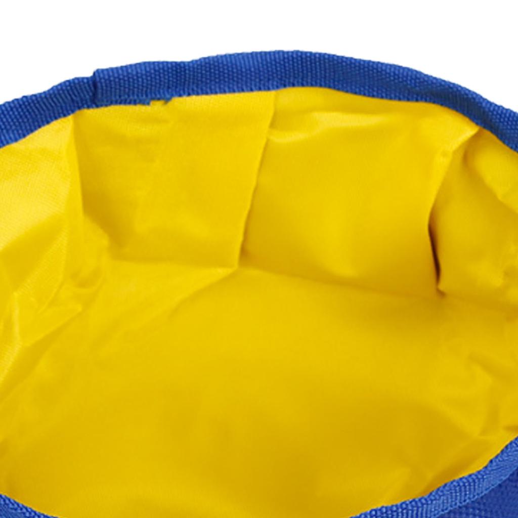 Collapsible Dog Travel Bowl Waterproof Large Diameter Lightweight Foldable Water Bowl Dog with Hook for Cats Outdoor