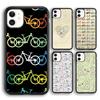 Krajews BIKE CYCLING Sports Black Phone Case Cover For iPhone 17 Air 16 15 14 Plus 11 12 13 Pro Max Coque Shell Fundas