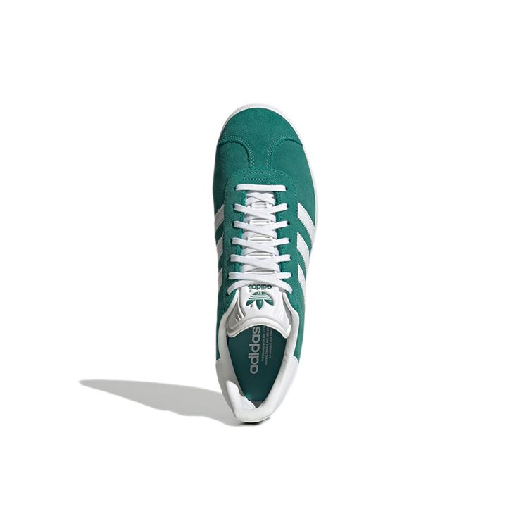 Adidas Originals Gazelle Series Suede Low-Top Sneakers Unisex Sneakers Green White FU9672