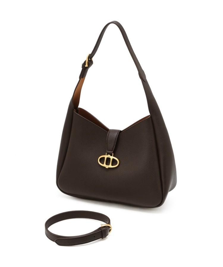 Athe Vanessabruno [Maron] Brown Shrunken Leather Hobo Bag M Aaba6F407W3