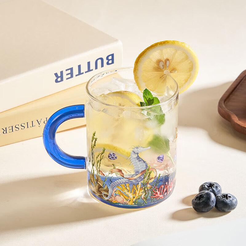 British Museum Underwater World Glass Mug