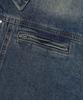 RAYFIKERS Brush Cut Denim Jacket Mq1Ju019_Indigo