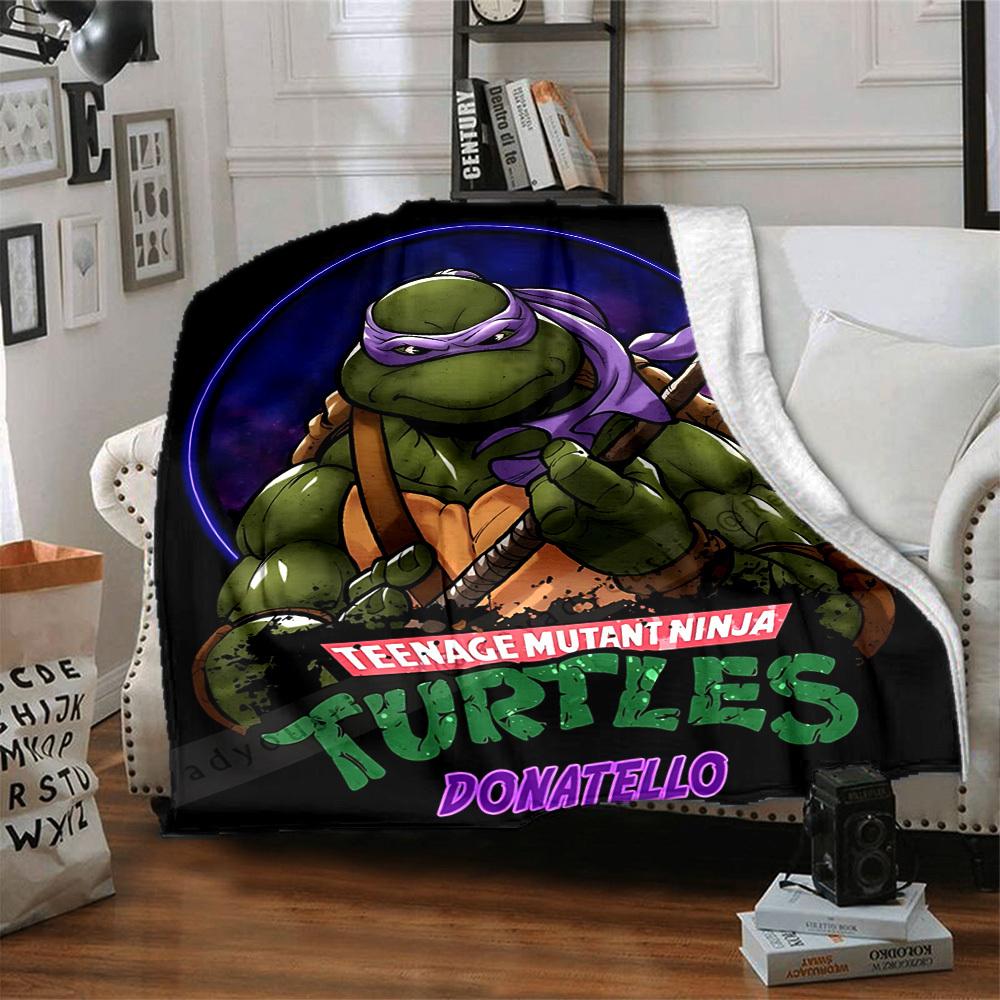 1pc Turtles Blanket Versatile for Couch, Office Bed