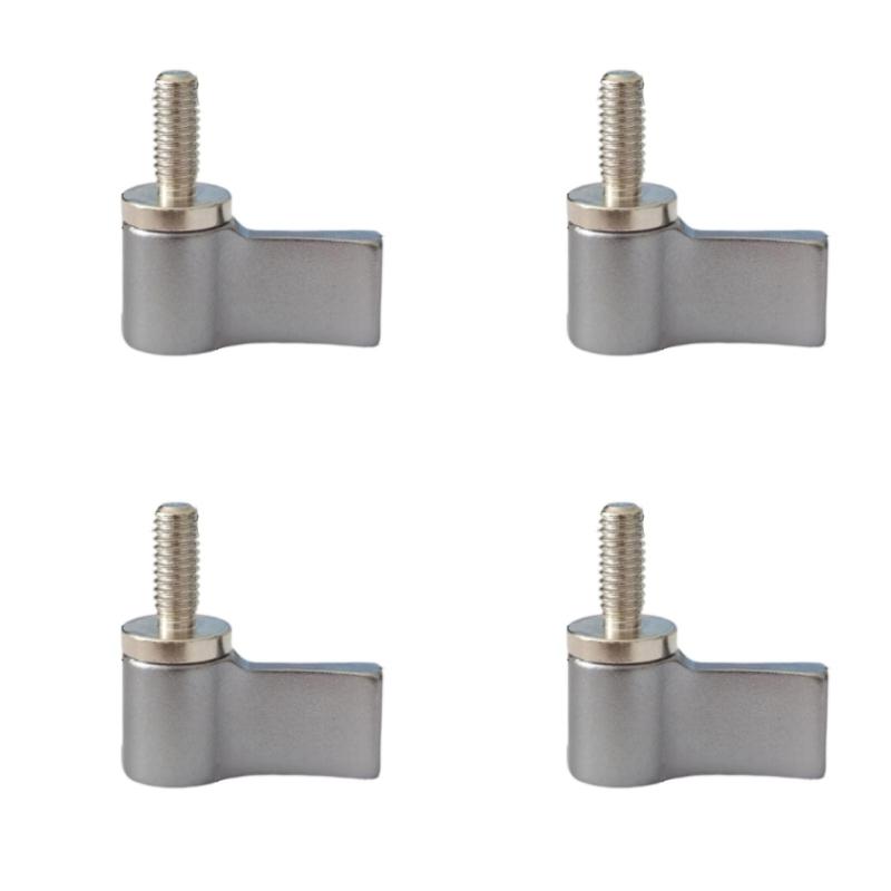 4Pcs/set Adjustable Aluminum L Shaped Mini Handle Screw for Camera Tripods Outdoor Gear