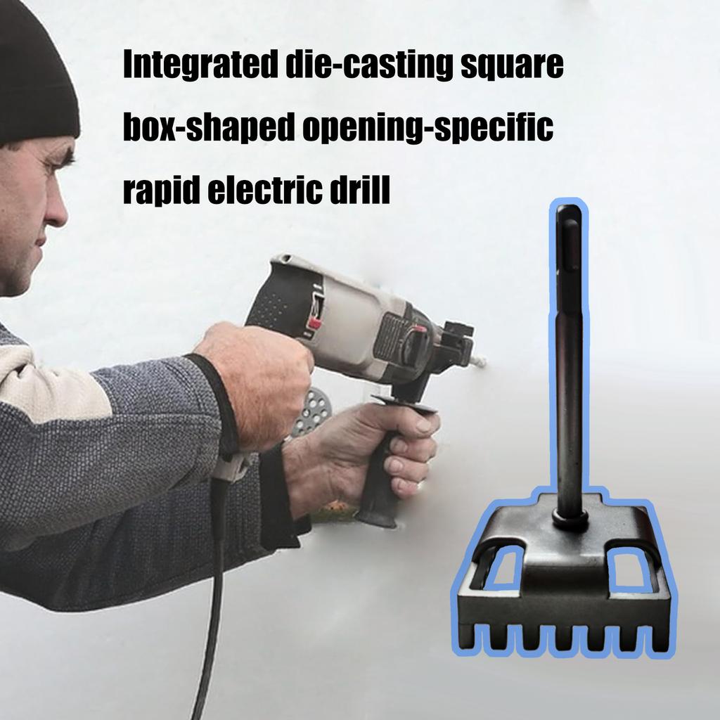 Multipurpose Rectangle Hole Cutter Oscillating Punch Hole Saw For Woodworking Drywall Installation Steel Construction