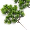 7-Branch Eucalyptus Halloween Decoration: Outdoor Potted Plastic Plant Ornament