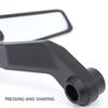 Easy Install Vibration Resistant Rear View Mirror With Wide View Motorcycle Accessory Handlebar Side Mirror
