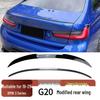 BMW 3 Series G20 (2019-2025) M3 Style Rear Spoiler and Carbon Fiber Diffuser Fins