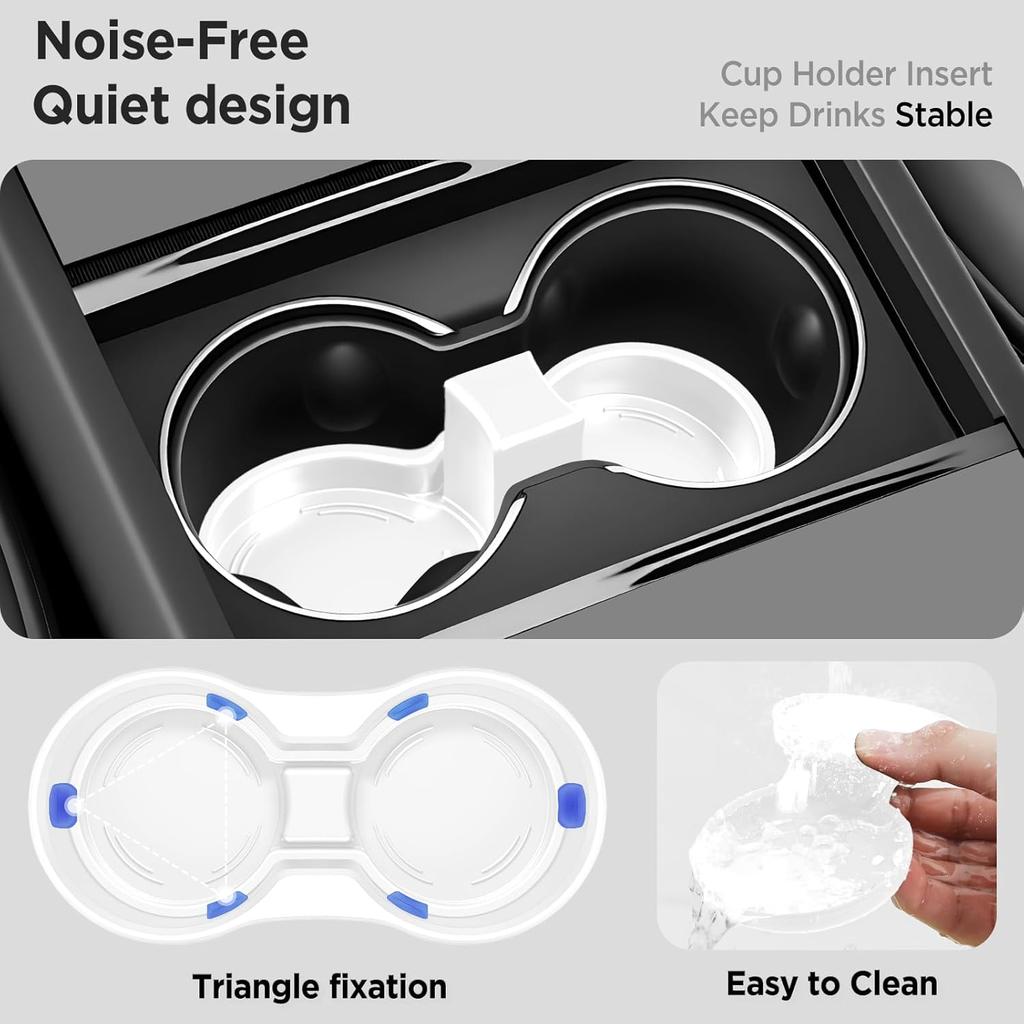 Center Console Organizer Tray For Tesla Model Y Juniper Accessories 2025 2026/For Tesla Model 3 Highland Accessories 2024 2025 2026 [Slide