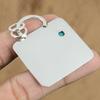 Wedding Gift For Her 925 Silver Natural Santa Rosa Turquoise Gemstone Pendant