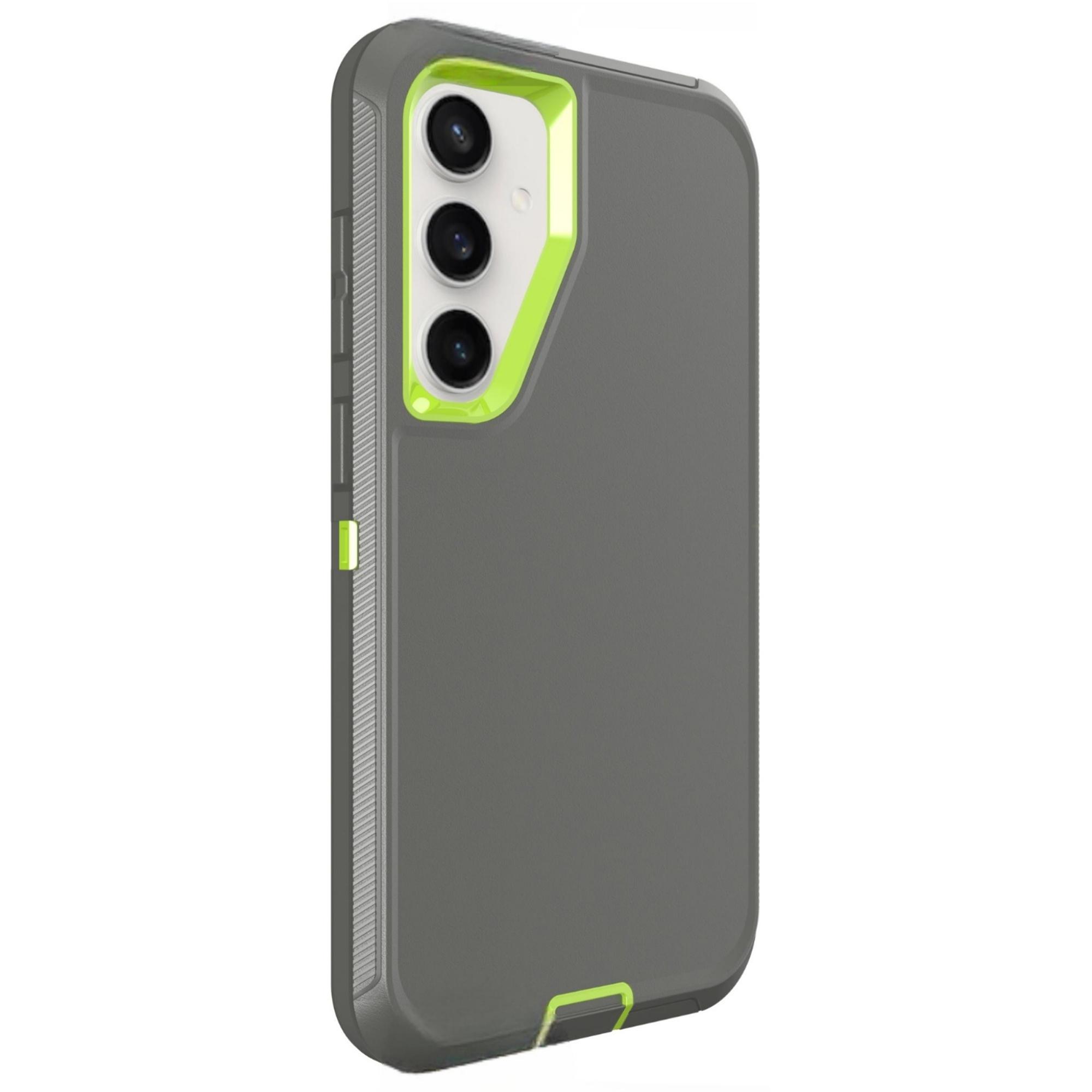 

For Samsung Galaxy S24+ Case 3 in 1 Detachable Shockproof Anti Slip TPU+PC Phone Back Cover As Shown C