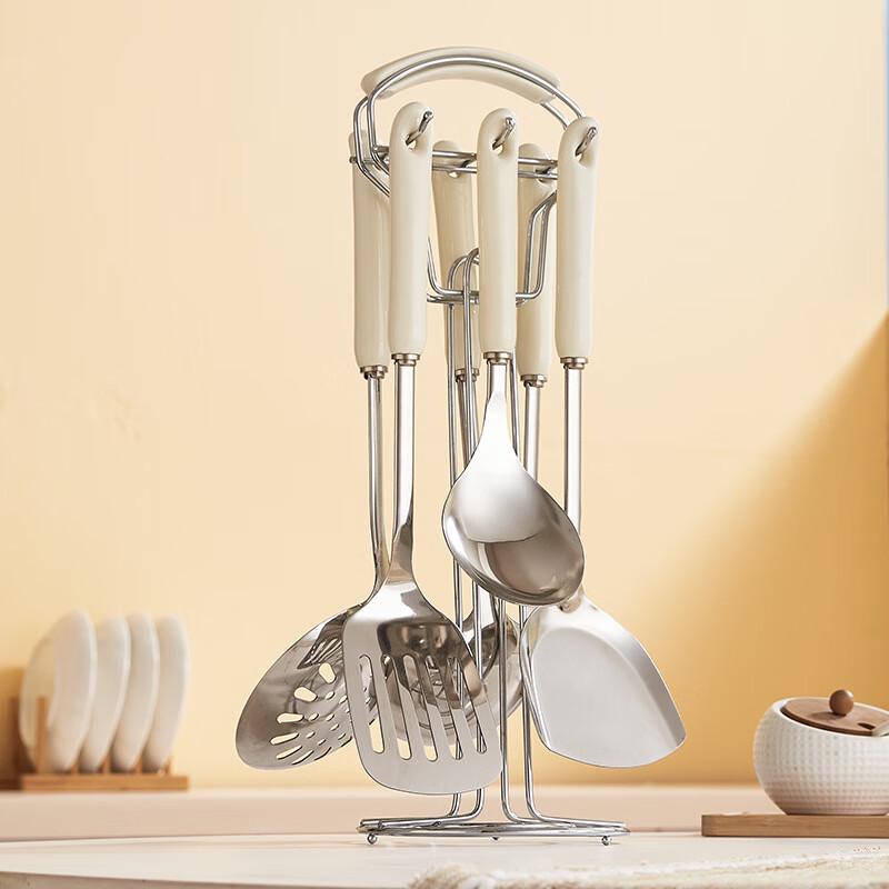 ZISIZ Ceramic Kitchen Utensil Set