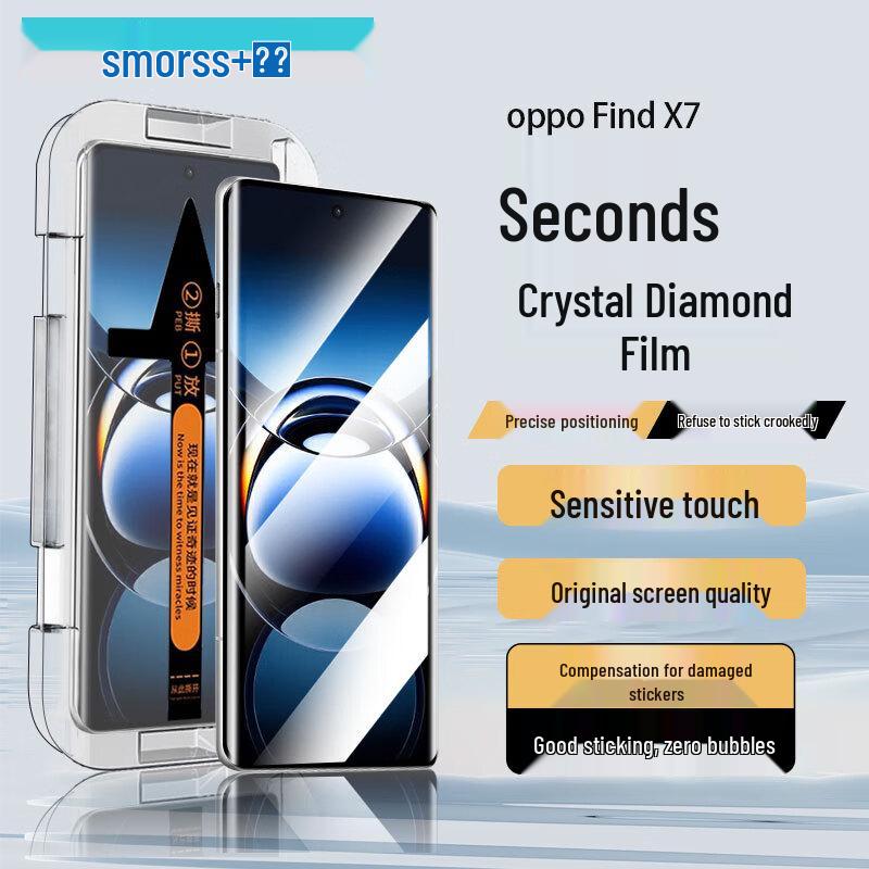 Smorss Bildschirmschutz und Objektivschutz für OPPO Find X Serie