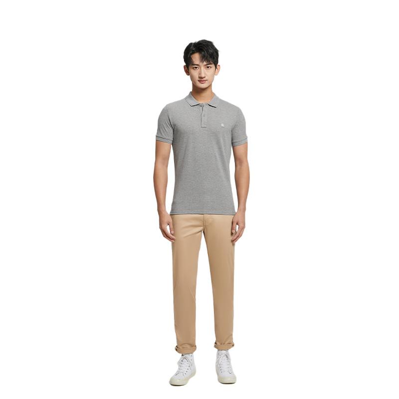 Calvin Klein Solid Color Embroidered Logo Polo Shirt Men Tops J324246-P2D