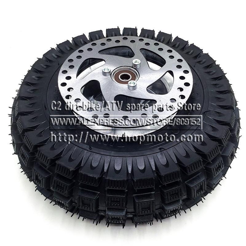 Front 3.00-4 Electric Scooter Wheel tyre Alloy Rim hub and inner tube wheels 140MM Brake Disc Plate Gas scooter bike