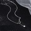 S925 Sterling Silver Necklace Ins Special-Interest Design Light Luxury High-Grade Women's Elegant All-Match Clavicle Chain