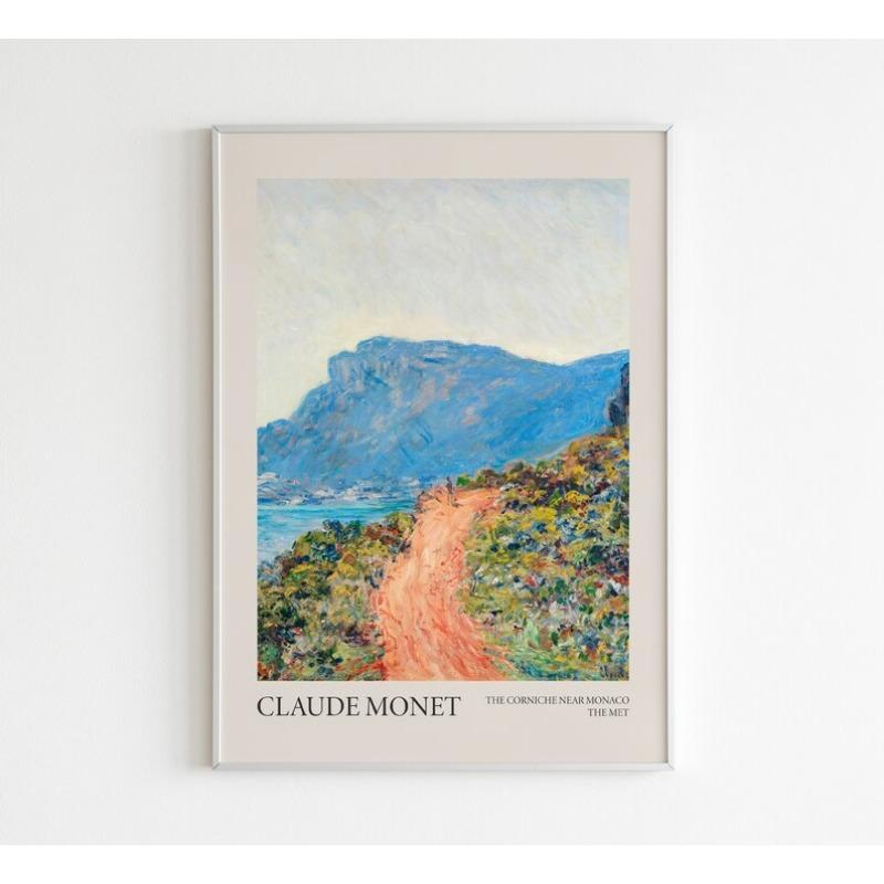 

1 шт. Постер с живописью серии Ван Гога и Моне Винтажные импрессионистические фигуры Пейзаж Цветы Холст Галерея Домашний интерьер Декор 21cm×30cm NoFrame