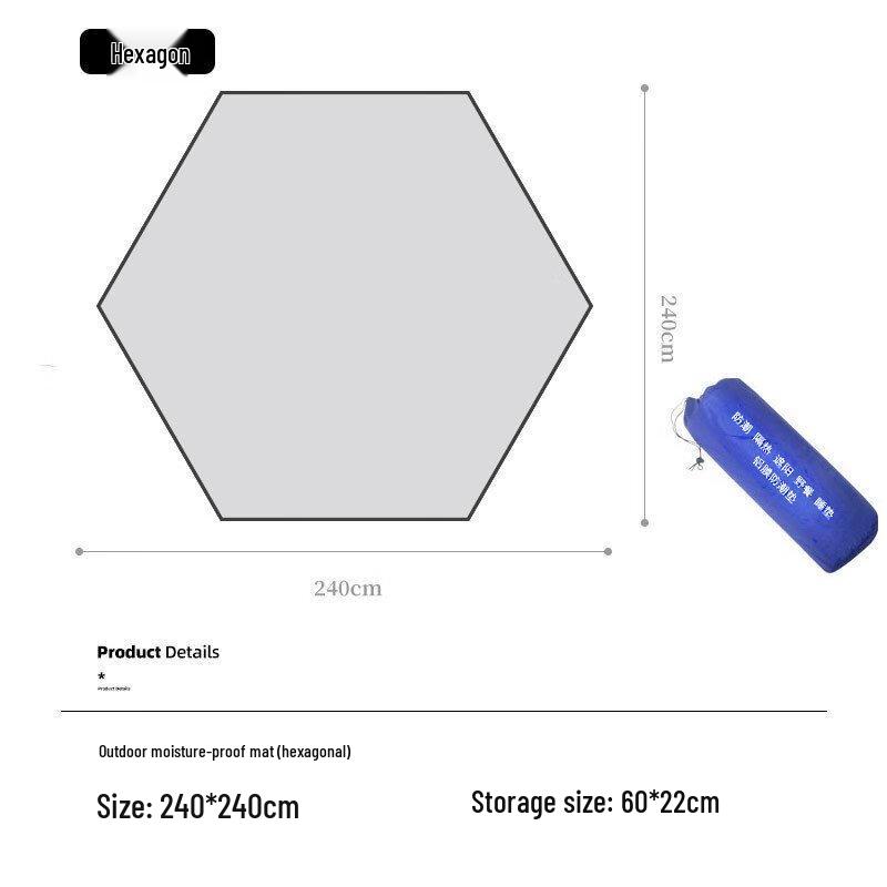

OEING Outdoor Hexagonal Camping Mat
