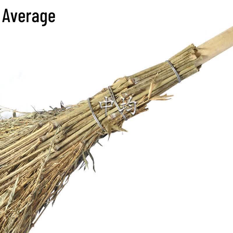 Heavy-Duty Wooden Handle Road Sweeping Broom