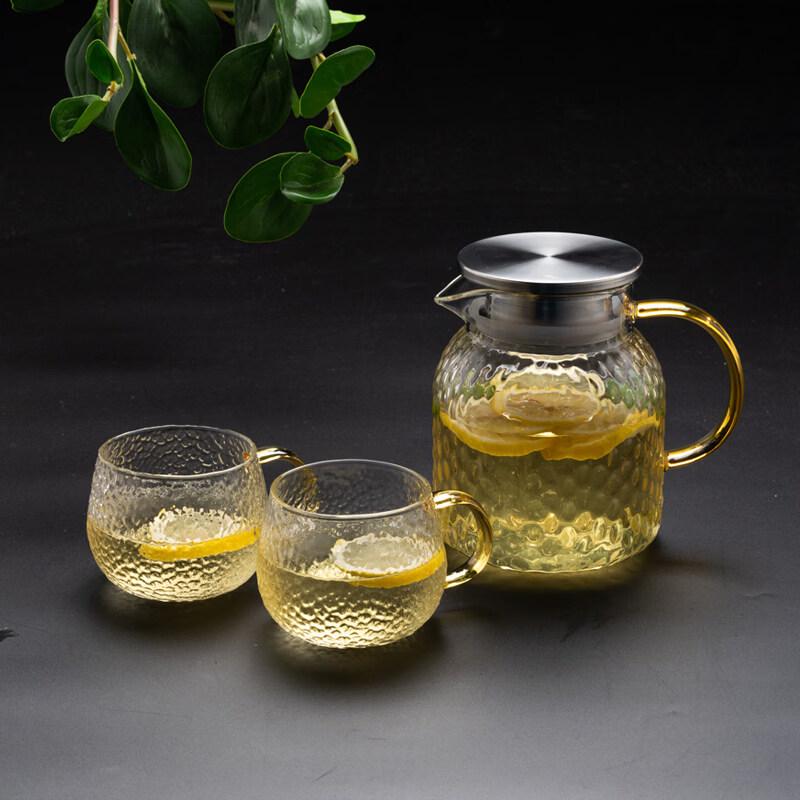 Anditai Large Capacity Glass Teapot & Cold Water Pitcher