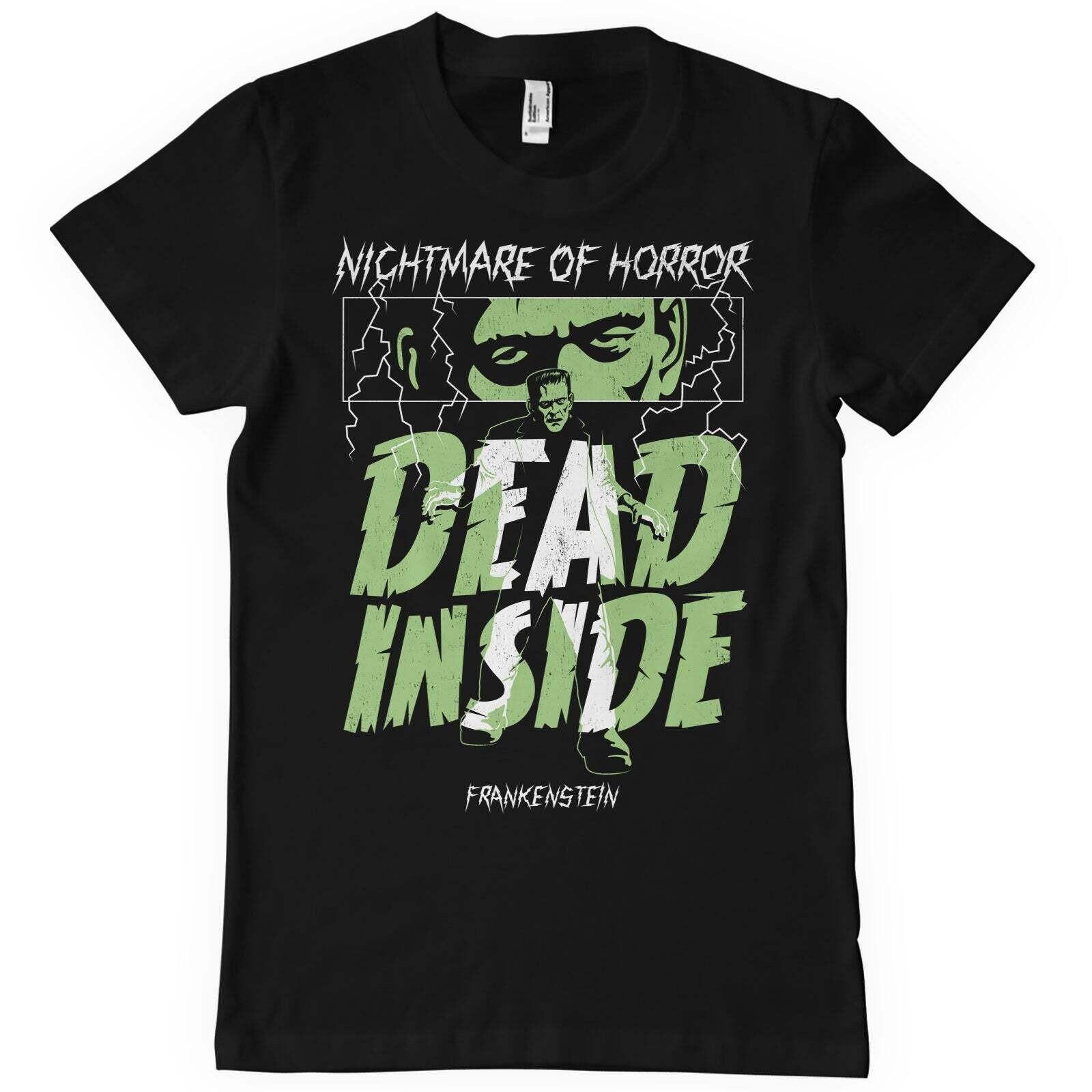 Officially Licensed Universal Monsters Frankenstein Dead Inside Mens S